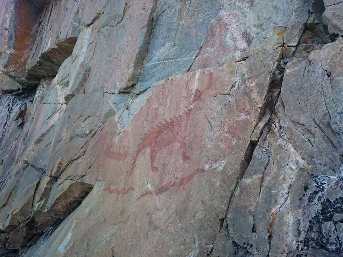 Agawa Rock Pictograph